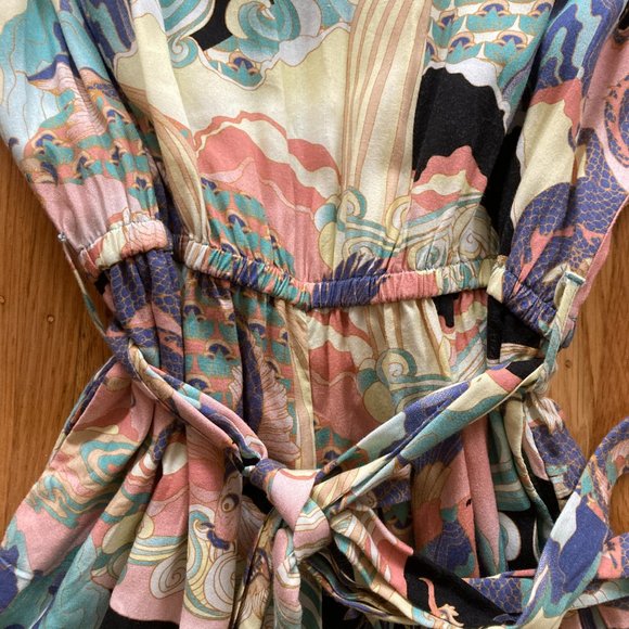 Pattern Print Jumpsuit - Picture 2 of 5